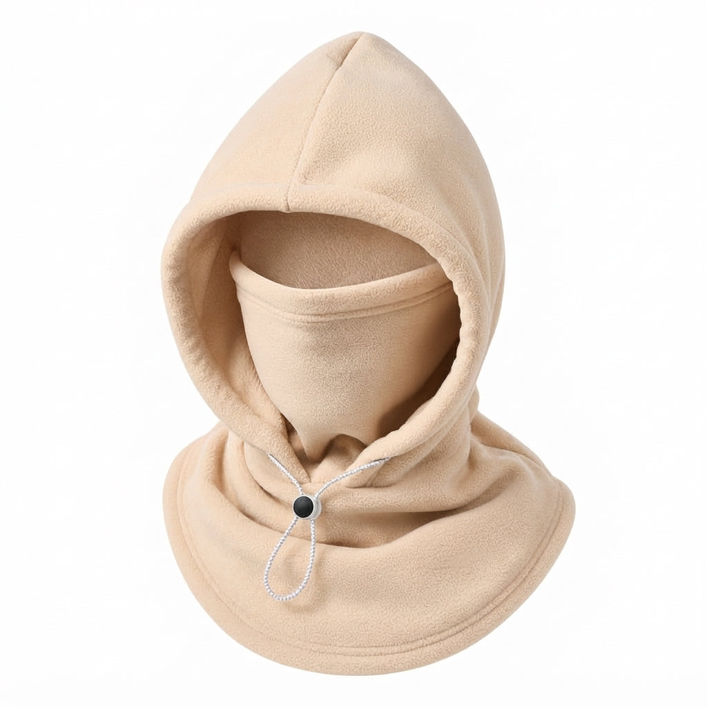 Zavelis™ Cagoule d’Hiver Doublée Polaire avec Cache-Visage Intégré