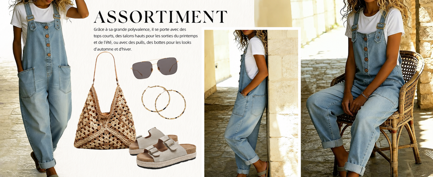 Zavelis Paris™ Denim Muse Overall