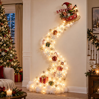 Zavelis™ Magic Trail Décoration Murale Lumineuse de Noël