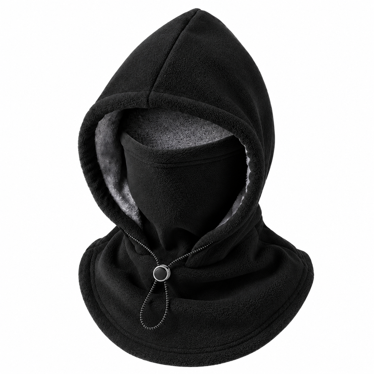 Zavelis™ Cagoule d’Hiver Doublée Polaire avec Cache-Visage Intégré