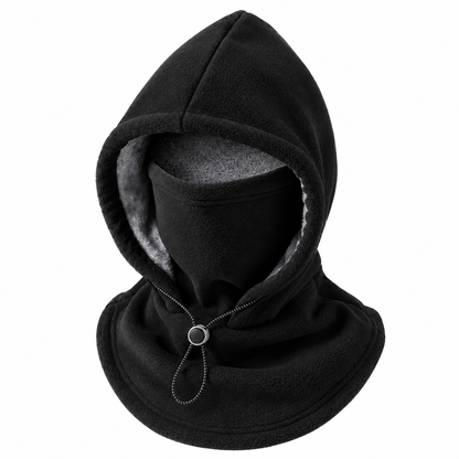 Zavelis™ Cagoule d’Hiver Doublée Polaire avec Cache-Visage Intégré