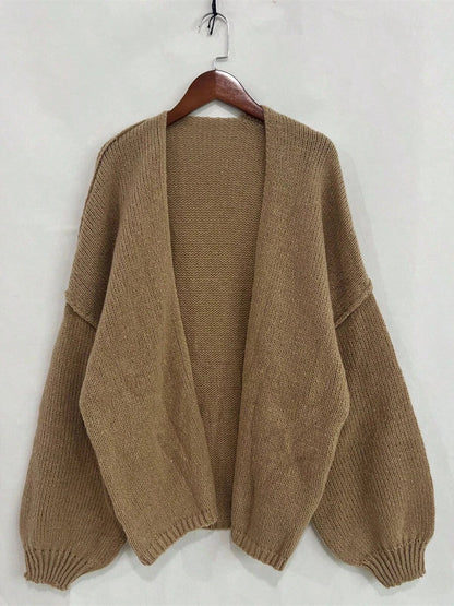 Zavelis™ Gilet Oversize en Maille Ouvert sur le Devant - image produit 7