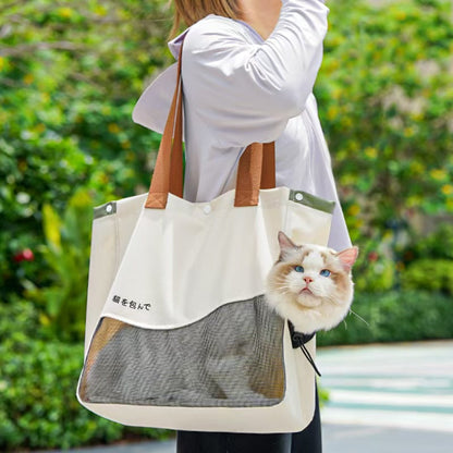 Zavelis™ BeeCarry Sac de Transport en Toile pour Animaux