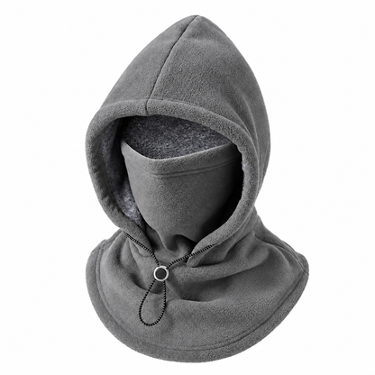Zavelis™ Cagoule d’Hiver Doublée Polaire avec Cache-Visage Intégré
