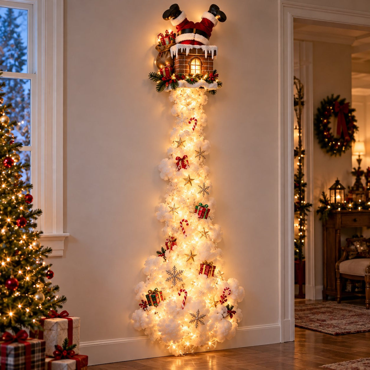 Zavelis™ Magic Trail Décoration Murale Lumineuse de Noël