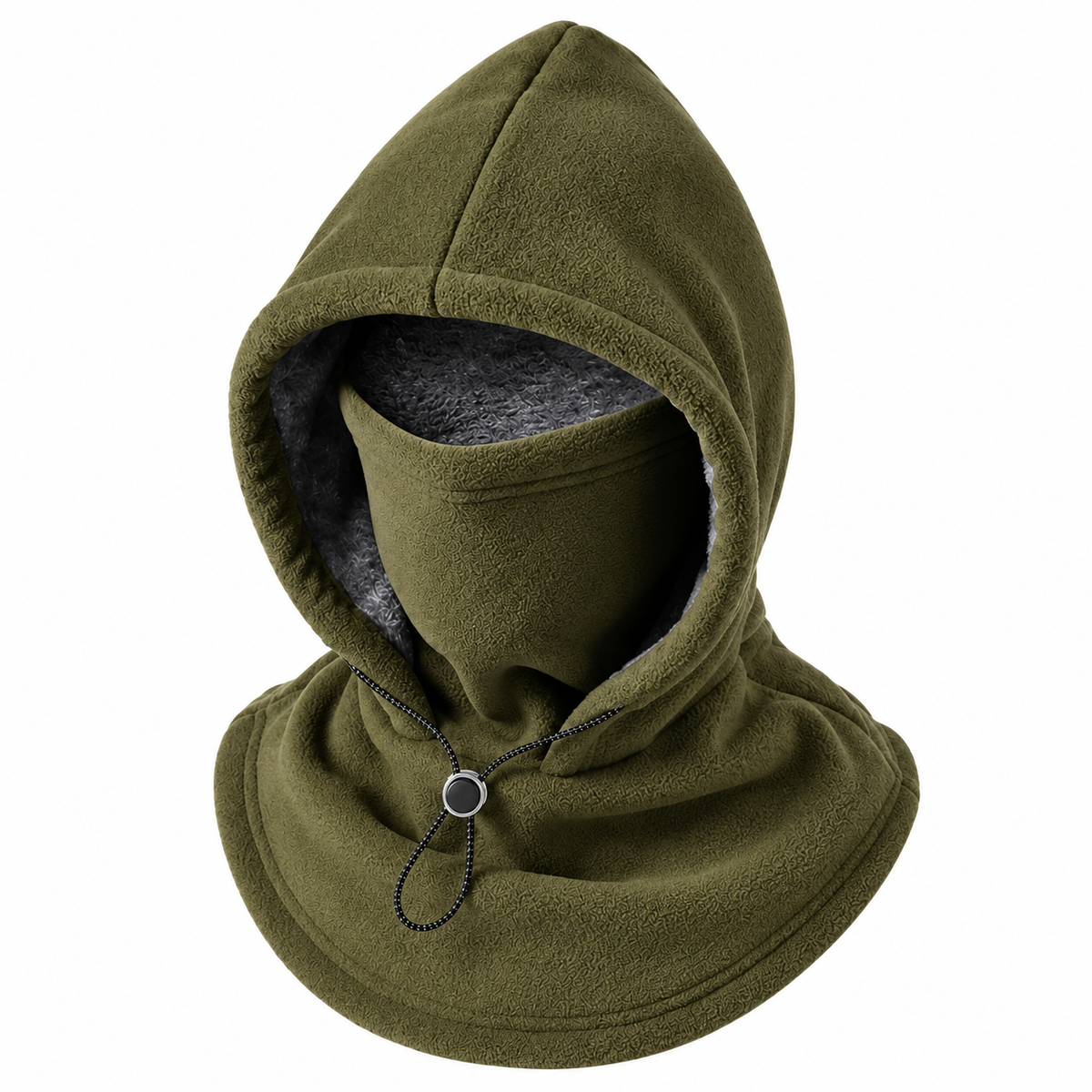 Zavelis™ Cagoule d’Hiver Doublée Polaire avec Cache-Visage Intégré