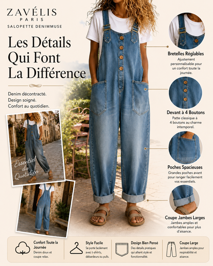 Zavelis™ Salopette en Jean