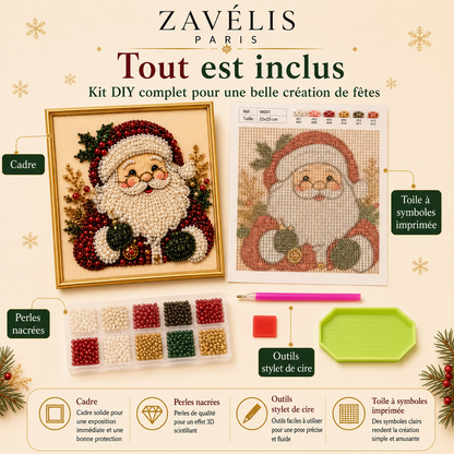 Zavelis™ Toile de Noël en Cristal