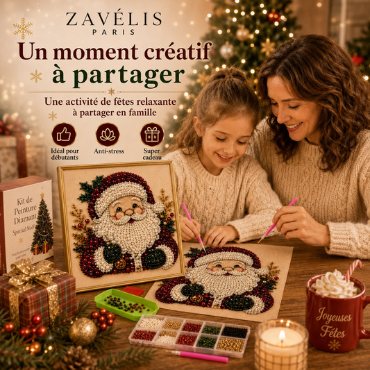 Zavelis™ Toile de Noël en Cristal