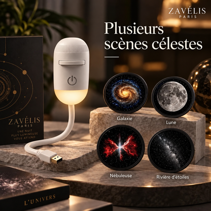Zavelis™ Projecteur Galaxie 2-en-1 GalaxyGlow