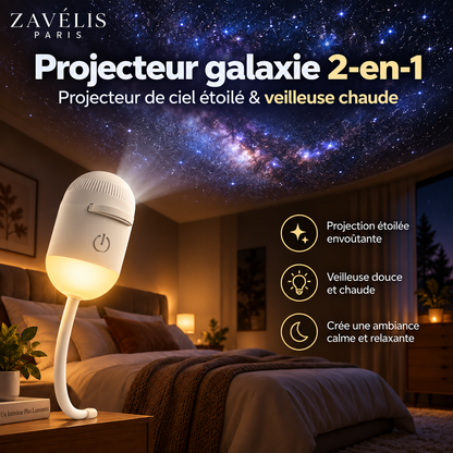 Zavelis™ Projecteur Galaxie 2-en-1 GalaxyGlow