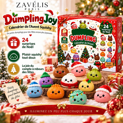Zavelis™ Calendrier de l’Avent Squishy DumplingJoy