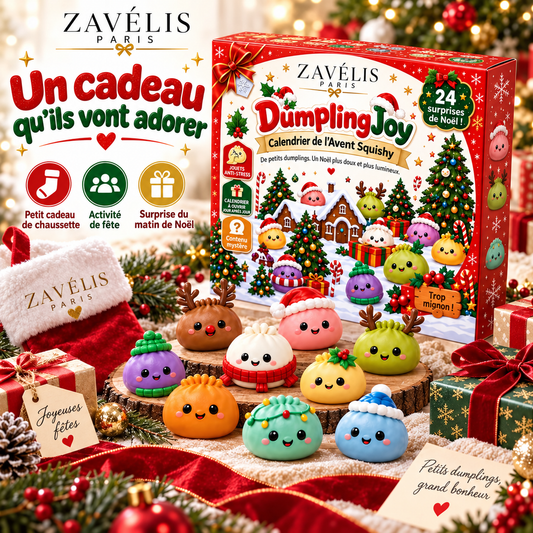 Zavelis™ Calendrier de l’Avent Squishy DumplingJoy