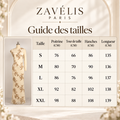 Zavelis™ Robe Fleuréa en Tulle Floral 3D