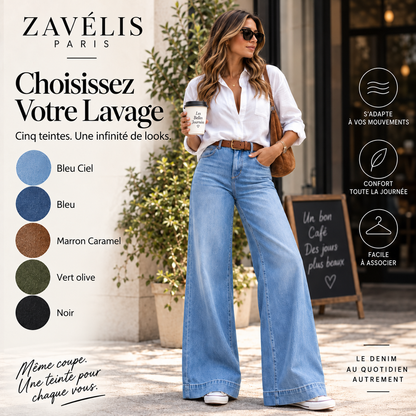 Zavelis™ Jean Coupe Ample Femme