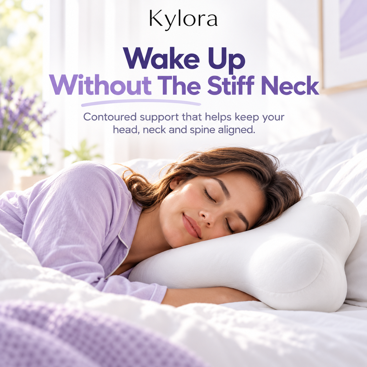 Zavelis™ CloudAlign Oreiller Cervical Ergonomique à Mémoire de Forme