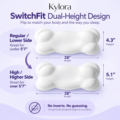 Zavelis™ CloudAlign Oreiller Cervical Ergonomique à Mémoire de Forme