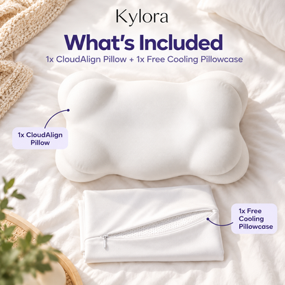 Zavelis™ CloudAlign Oreiller Cervical Ergonomique à Mémoire de Forme