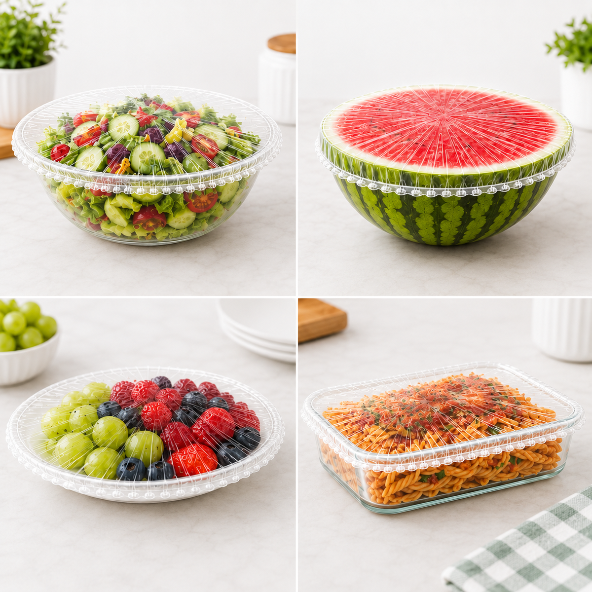 Zavelis™ Housses Alimentaires Extensibles FreshSeal