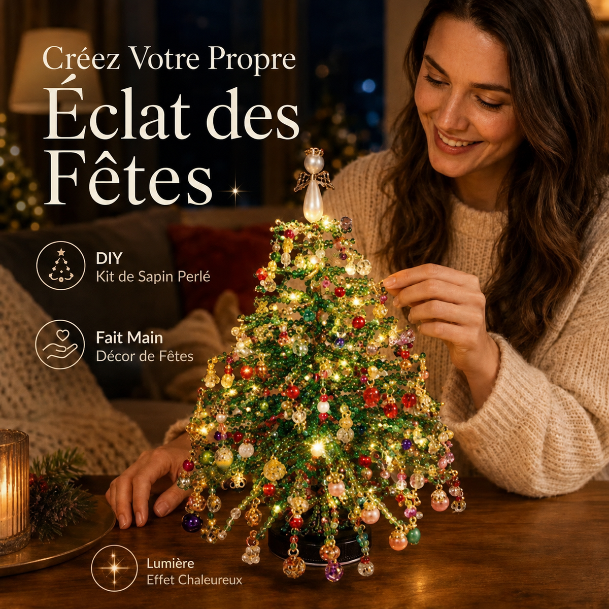 Zavelis™ Sapin de Noël en Cristal