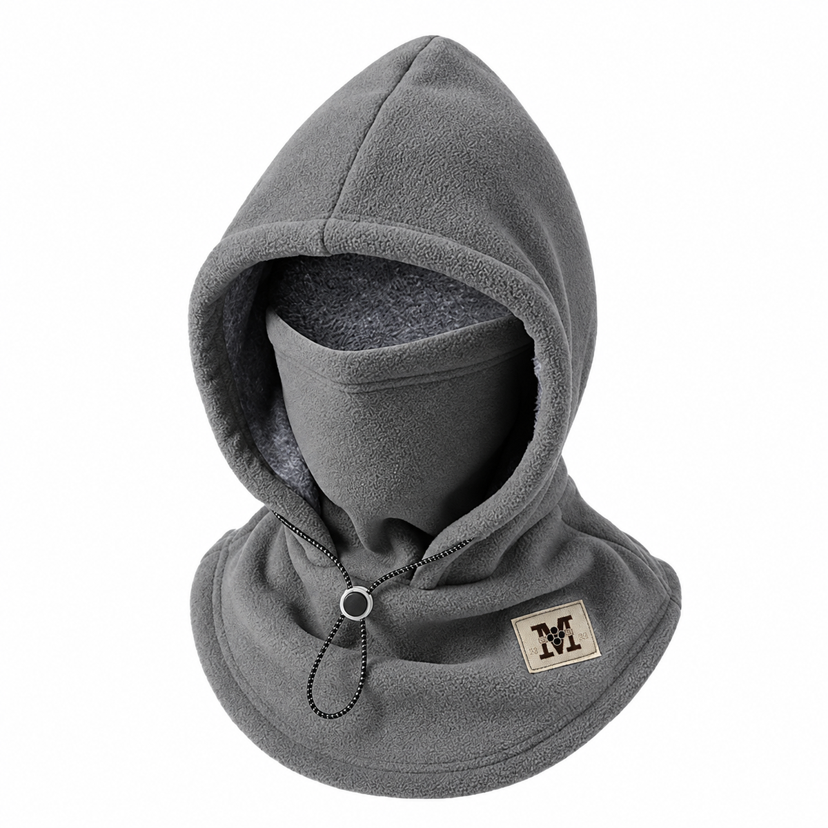 Zavelis™ Cagoule d’Hiver Doublée Polaire avec Cache-Visage Intégré
