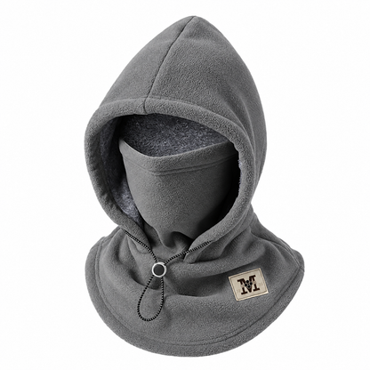 Zavelis™ Cagoule d’Hiver Doublée Polaire avec Cache-Visage Intégré