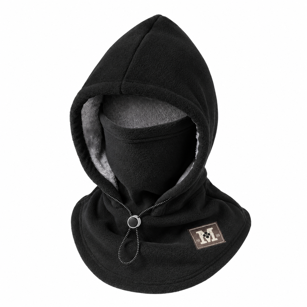 Zavelis™ Cagoule d’Hiver Doublée Polaire avec Cache-Visage Intégré