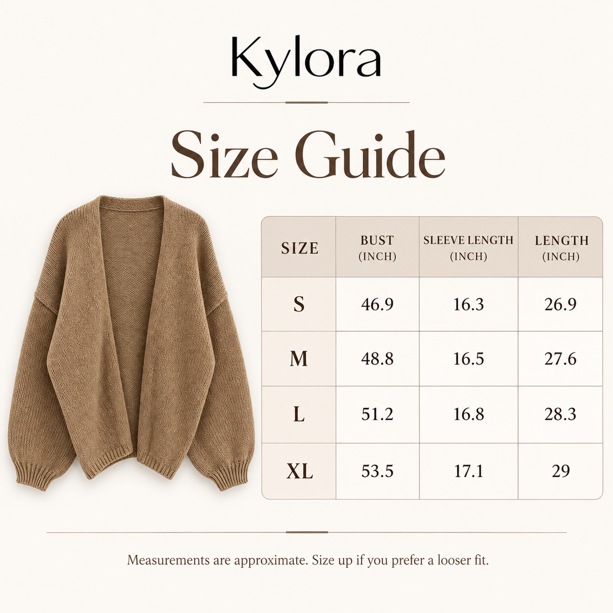 Zavelis™ Gilet Oversize en Maille Ouvert sur le Devant