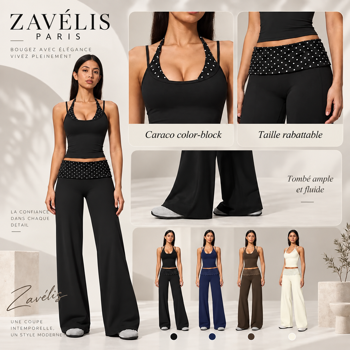 Zavelis™ Ensemble Sportif SculptFlow 2 Pièces