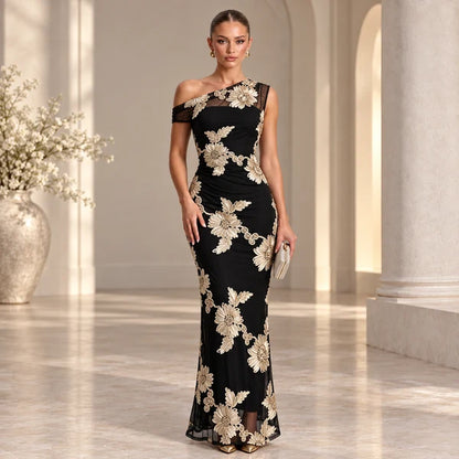 Zavelis™ Robe Fleuréa en Tulle Floral 3D