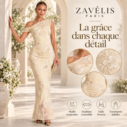 Zavelis™ Robe Fleuréa en Tulle Floral 3D