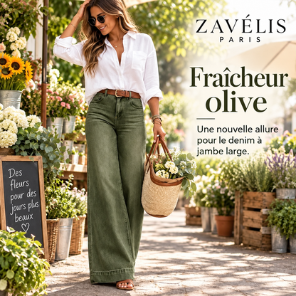 Zavelis™ Jean Coupe Ample Femme