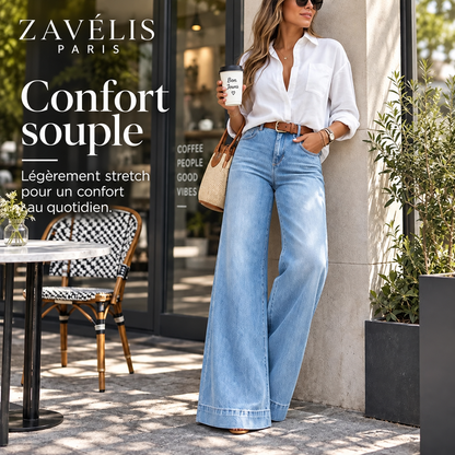 Zavelis™ Jean Coupe Ample Femme