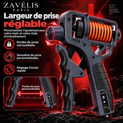 Zavelis™ PowerGrip Renforceur Réglable Main & Avant-Bras