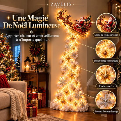 Zavelis™ Magic Trail Décoration Murale Lumineuse de Noël