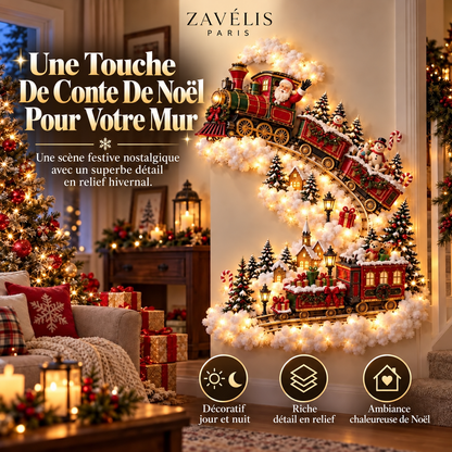 Zavelis™ Magic Trail Décoration Murale Lumineuse de Noël