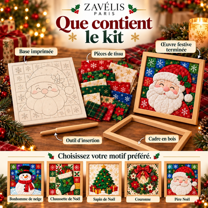 Zavelis™ Kit Créatif Patchwork en Tissu