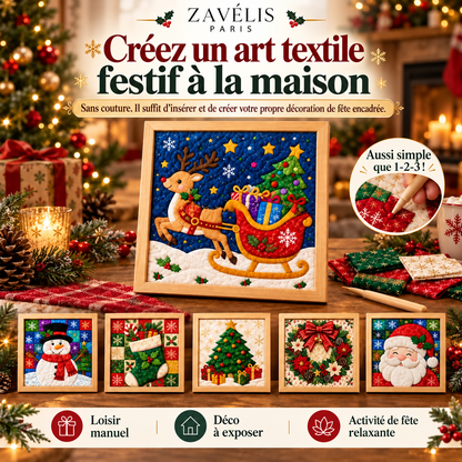 Zavelis™ Kit Créatif Patchwork en Tissu