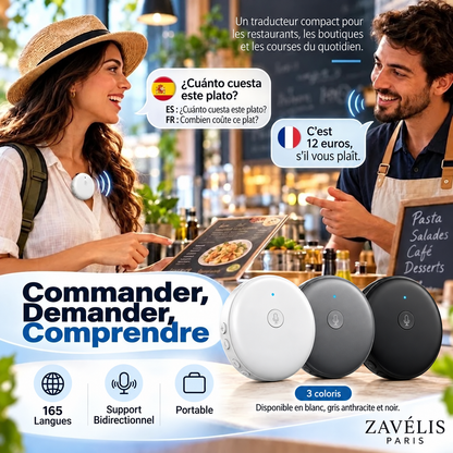 Zavelis™ Stylo de Traduction IA en Temps Réel