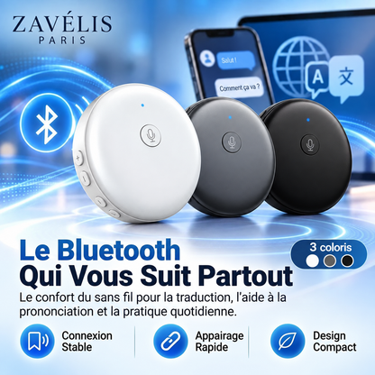 Zavelis™ Stylo de Traduction IA en Temps Réel