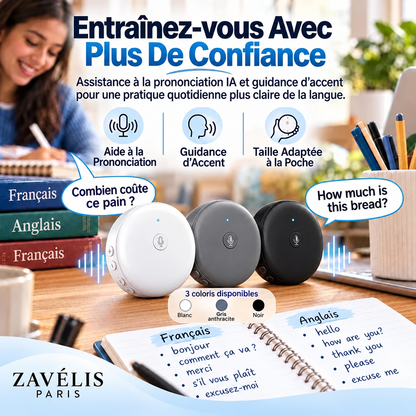 Zavelis™ Stylo de Traduction IA en Temps Réel