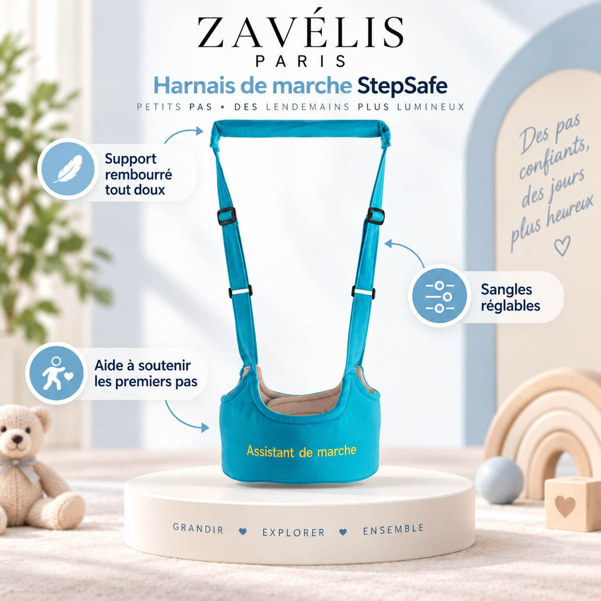 Zavelis™ Harnais de Sécurité pour Enfant StepSafe