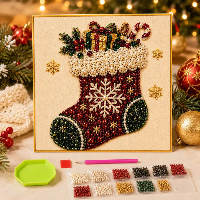 Zavelis™ Toile de Noël en Cristal