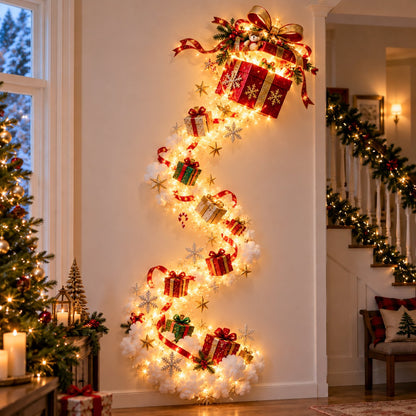 Zavelis™ Magic Trail Décoration Murale Lumineuse de Noël
