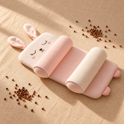 Zavelis™ Oreiller de Soutien pour la Tête de Bébé – Coton & Sarrasin
