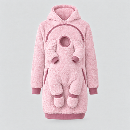 Zavelis™ CozyCarry Sweat à Capuche Sherpa avec Porte-Bébé Intégré - image produit 8