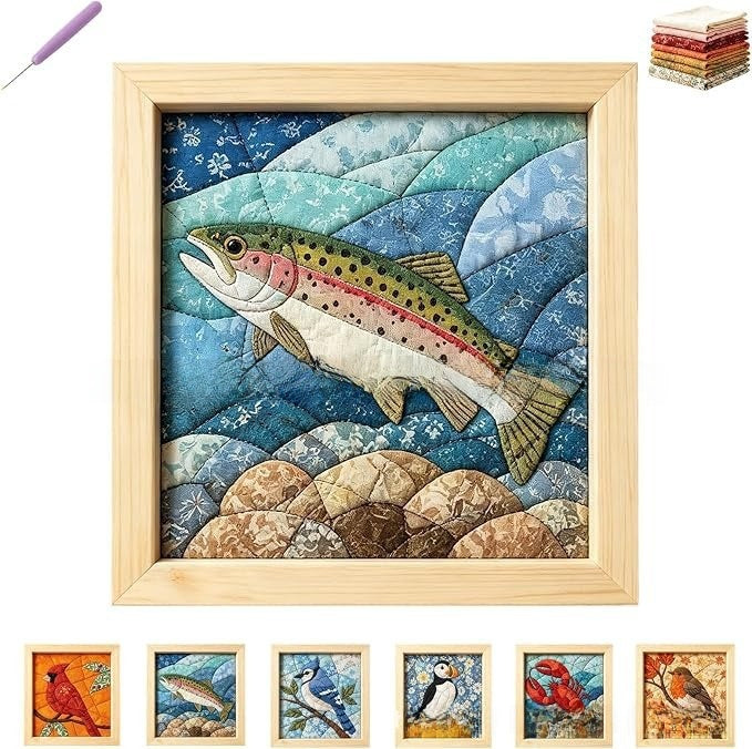Zavelis™ Kit Créatif Patchwork en Tissu