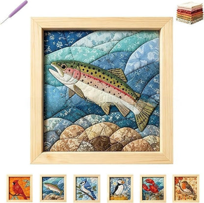 Zavelis™ Kit Créatif Patchwork en Tissu